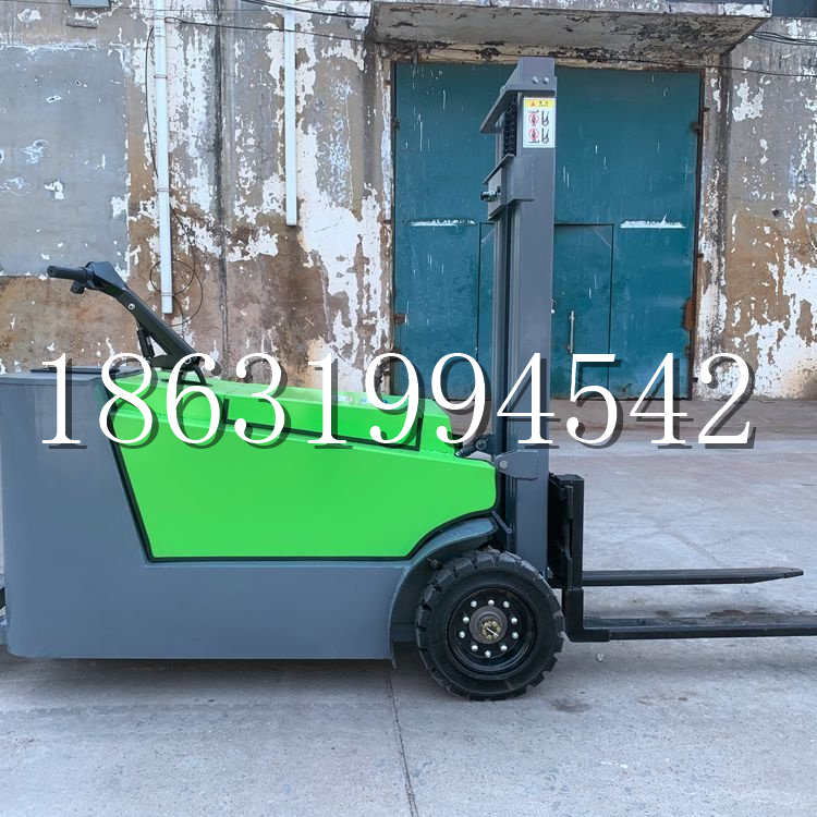 紫金县小型电动叉车1吨2吨步行站驾式电瓶堆高充电装卸车液压升降车铲车